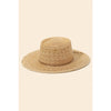 Anarchy Street - Straw Braided Pork Pie Hat - Hyperbole