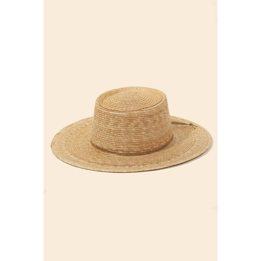 Anarchy Street - Straw Braided Pork Pie Hat - Hyperbole