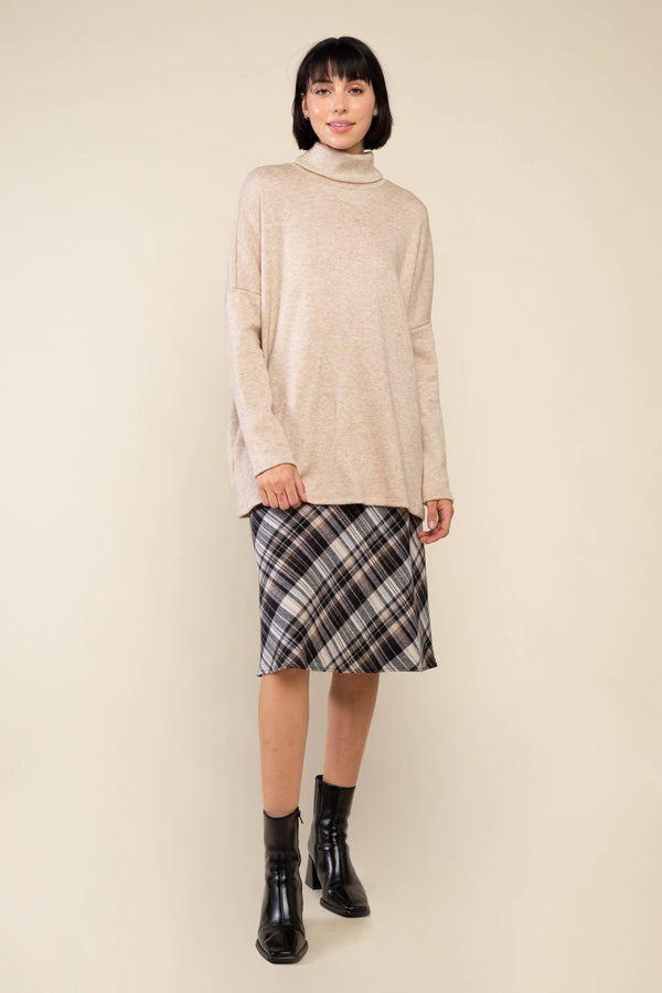 Asher Bias Plaid Skirt (Small - 3X) - Hyperbole