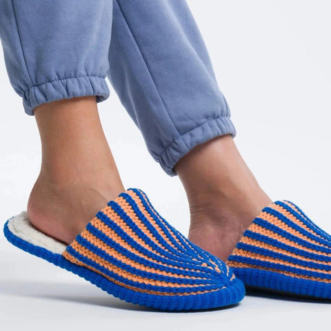 Chunky Rib Slide Slippers - Hyperbole