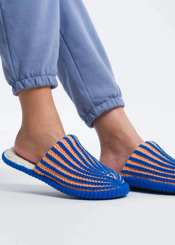 Chunky Rib Slide Slippers - Hyperbole