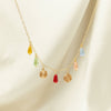 Cities in Dust Jewelry - Technicolor Tear - drop Necklace - Hyperbole