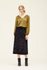 Crushed Velvet Skirt - Hyperbole