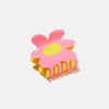 Flower Claw in Yellow + Pink - CHUNKS - Hyperbole