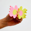 Flower Claw in Yellow + Pink - CHUNKS - Hyperbole