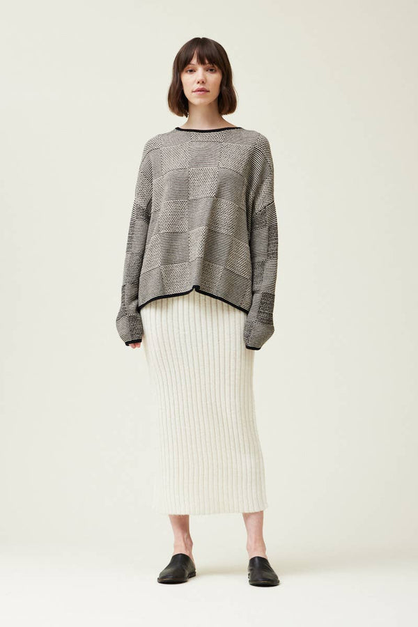 Geometric Jacquard Sweater - Hyperbole