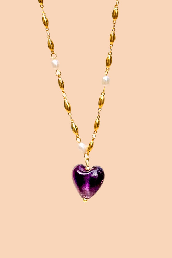 Jill Necklace - 24K Gold Plated + Fresh Water Pearl - Hyperbole