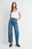 Relaxed '90s Long Straight Leg Denim Jeans - Hyperbole