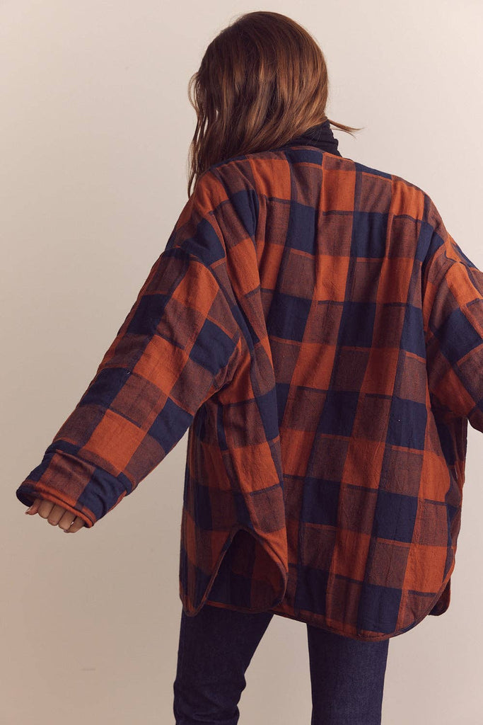 Reversible Patched Quilt Jacket - Hyperbole