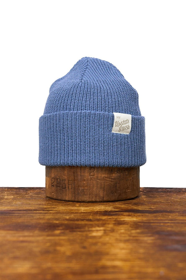 Upcycled Cotton Watchcap - Cerulean - Hyperbole