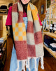 Checkerboard Blanket Scarf - Hyperbole